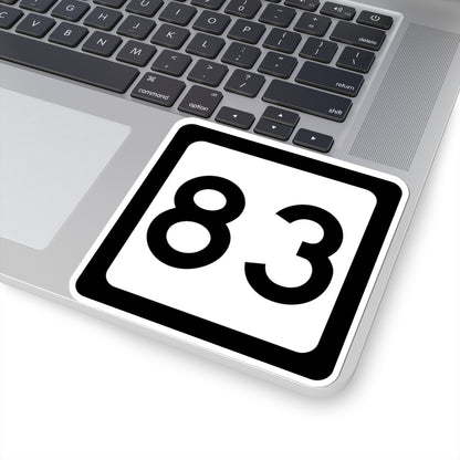 WV-83 (Virginia) (Road Sign) STICKER Vinyl Kiss-Cut Decal