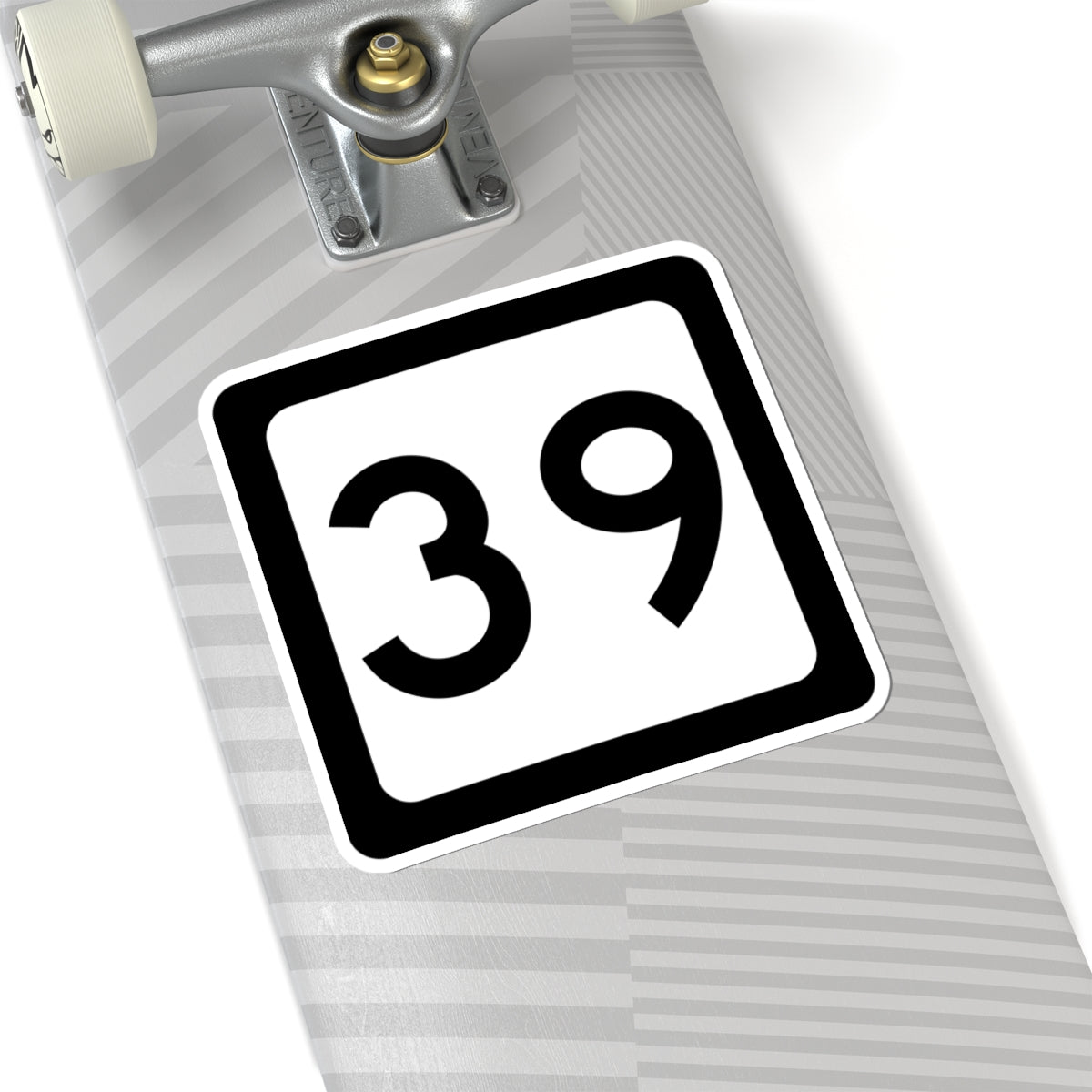 WV-39 (Virginia) (Road Sign) STICKER Vinyl Kiss-Cut Decal
