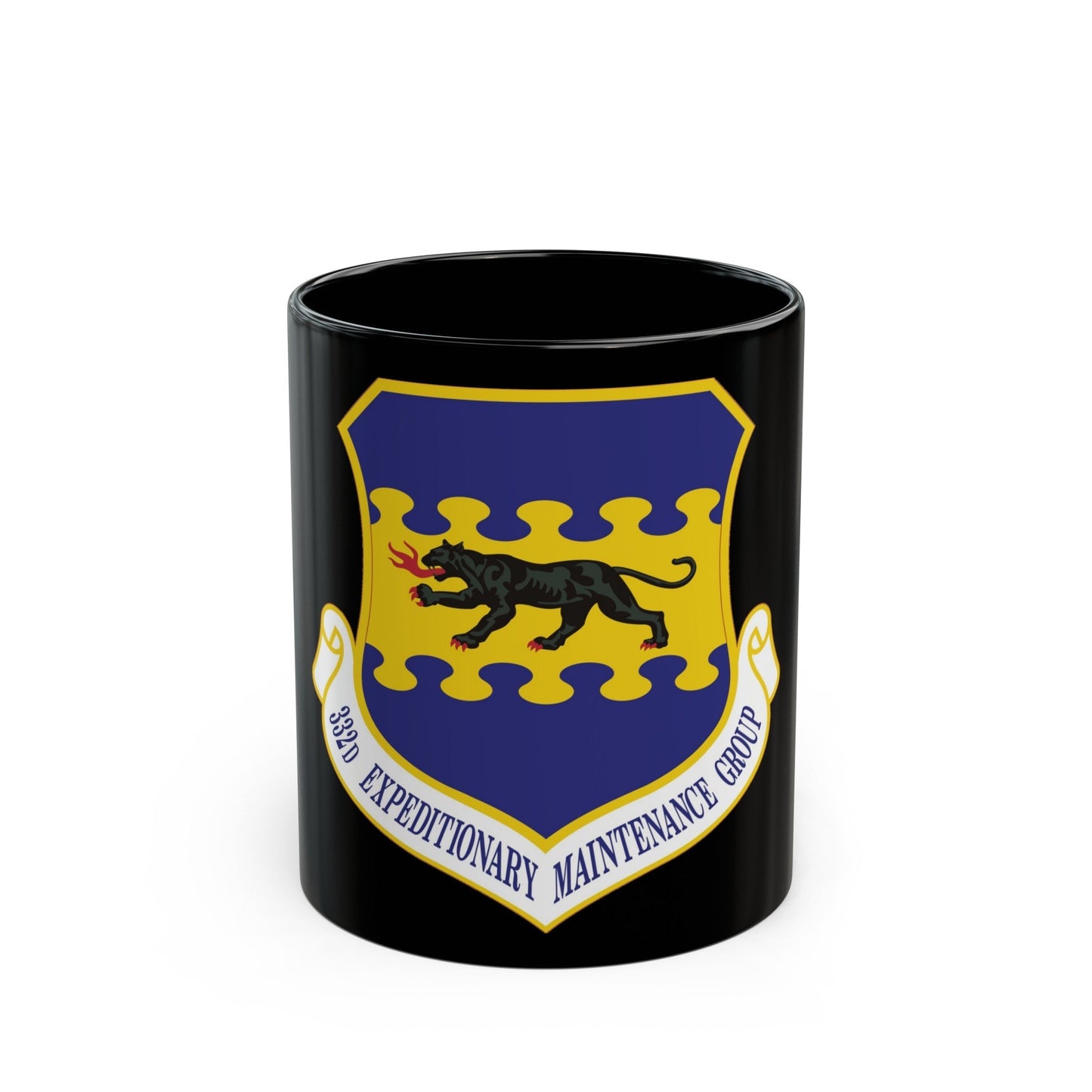 332d Expeditionary Maintenance Group (U.S. Air Force) Black Coffee Mug-11oz-The Sticker Space