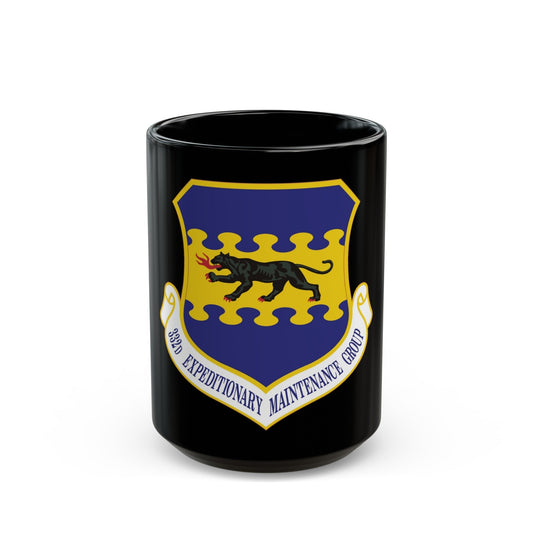 332d Expeditionary Maintenance Group (U.S. Air Force) Black Coffee Mug-15oz-The Sticker Space