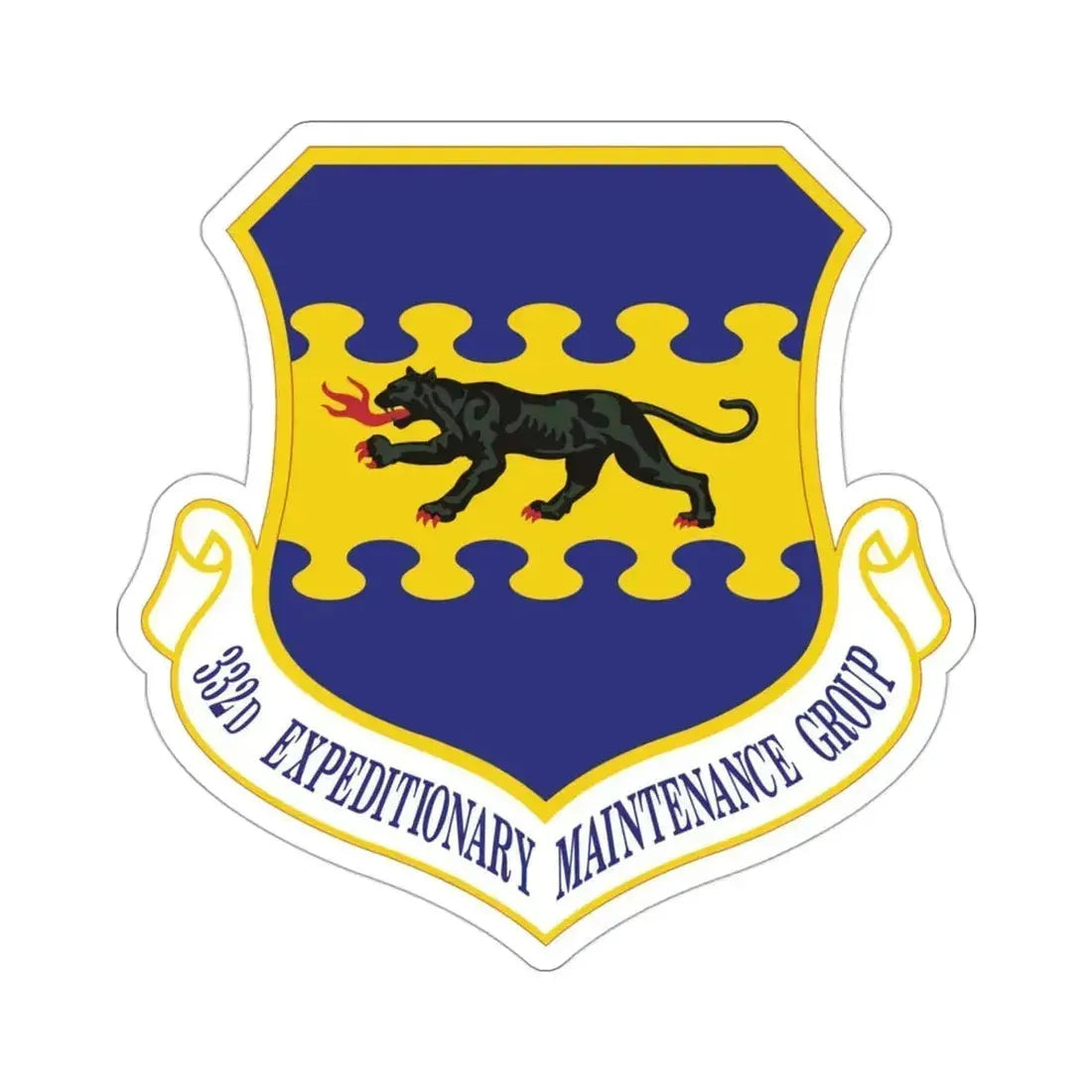 332d Expeditionary Maintenance Group (U.S. Air Force) STICKER Vinyl Die-Cut Decal 3 Inch - The Sticker Space