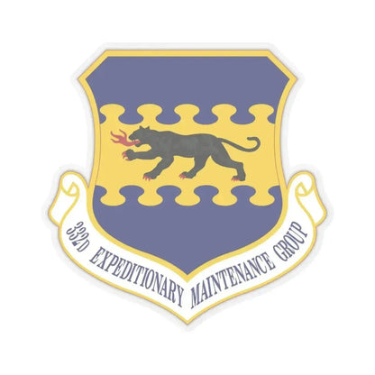 332d Expeditionary Maintenance Group (U.S. Air Force) STICKER Vinyl Kiss-Cut Decal 4 Inch Transparent - The Sticker Space