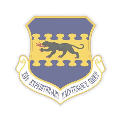 332d Expeditionary Maintenance Group (U.S. Air Force) STICKER Vinyl Kiss-Cut Decal 6 Inch Transparent - The Sticker Space