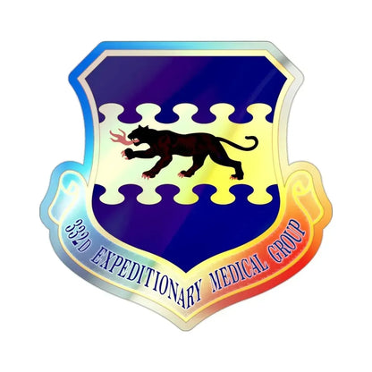 332d Expeditionary Medical Group (U.S. Air Force) Holographic STICKER Die-Cut Vinyl Decal - The Sticker Space