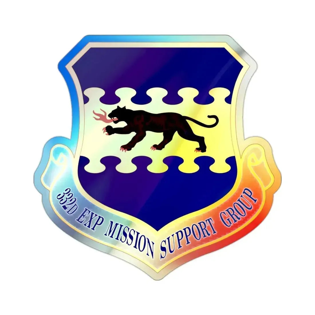 332d Expeditionary Mission Support Group (U.S. Air Force) Holographic STICKER Die-Cut Vinyl Decal - The Sticker Space