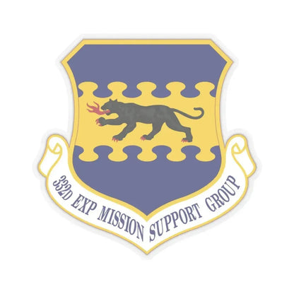 332d Expeditionary Mission Support Group (U.S. Air Force) STICKER Vinyl Kiss-Cut Decal 3 Inch Transparent - The Sticker Space