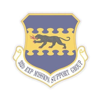 332d Expeditionary Mission Support Group (U.S. Air Force) STICKER Vinyl Kiss-Cut Decal 4 Inch Transparent - The Sticker Space