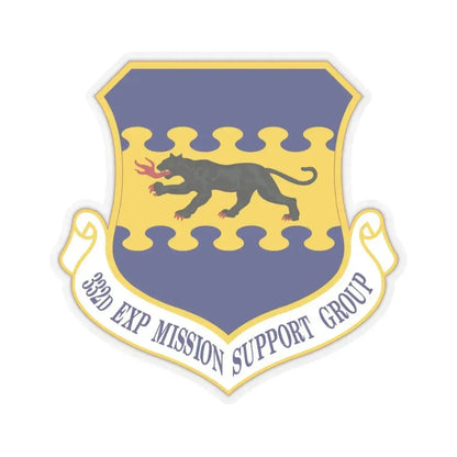 332d Expeditionary Mission Support Group (U.S. Air Force) STICKER Vinyl Kiss-Cut Decal 6 Inch Transparent - The Sticker Space
