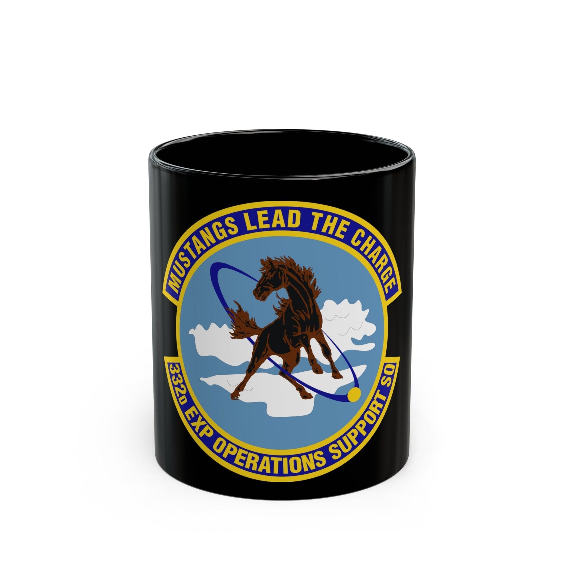 332d Expeditionary Operations Support Squadron (U.S. Air Force) Black Coffee Mug-11oz-The Sticker Space