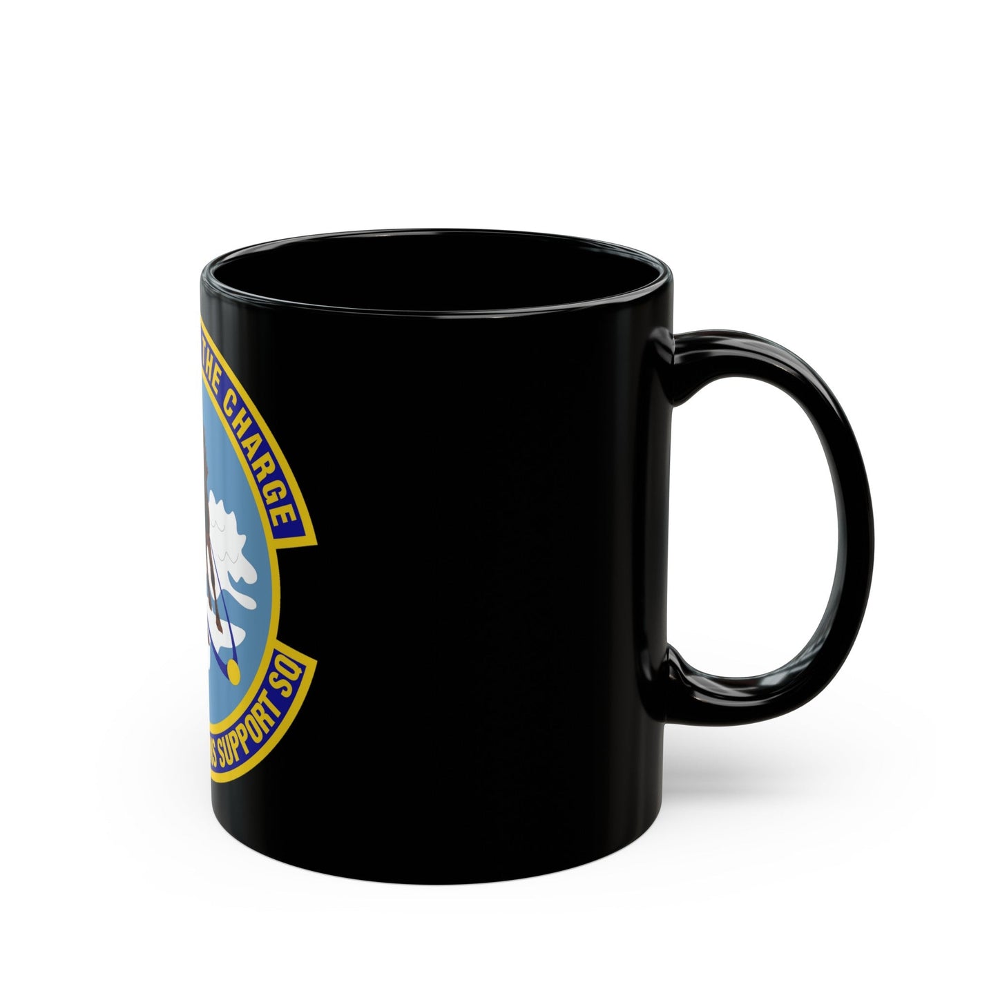 332d Expeditionary Operations Support Squadron (U.S. Air Force) Black Coffee Mug-The Sticker Space