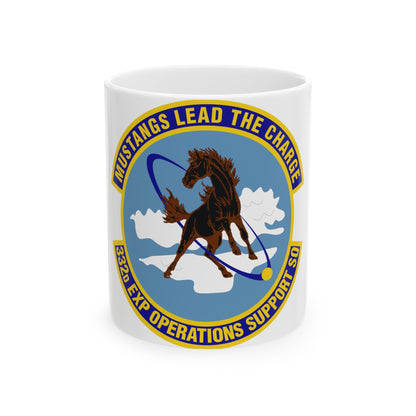 332d Expeditionary Operations Support Squadron (U.S. Air Force) White Coffee Mug-11oz-The Sticker Space