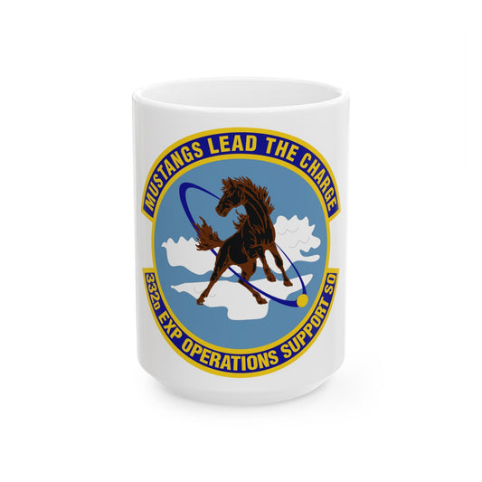 332d Expeditionary Operations Support Squadron (U.S. Air Force) White Coffee Mug-15oz-The Sticker Space