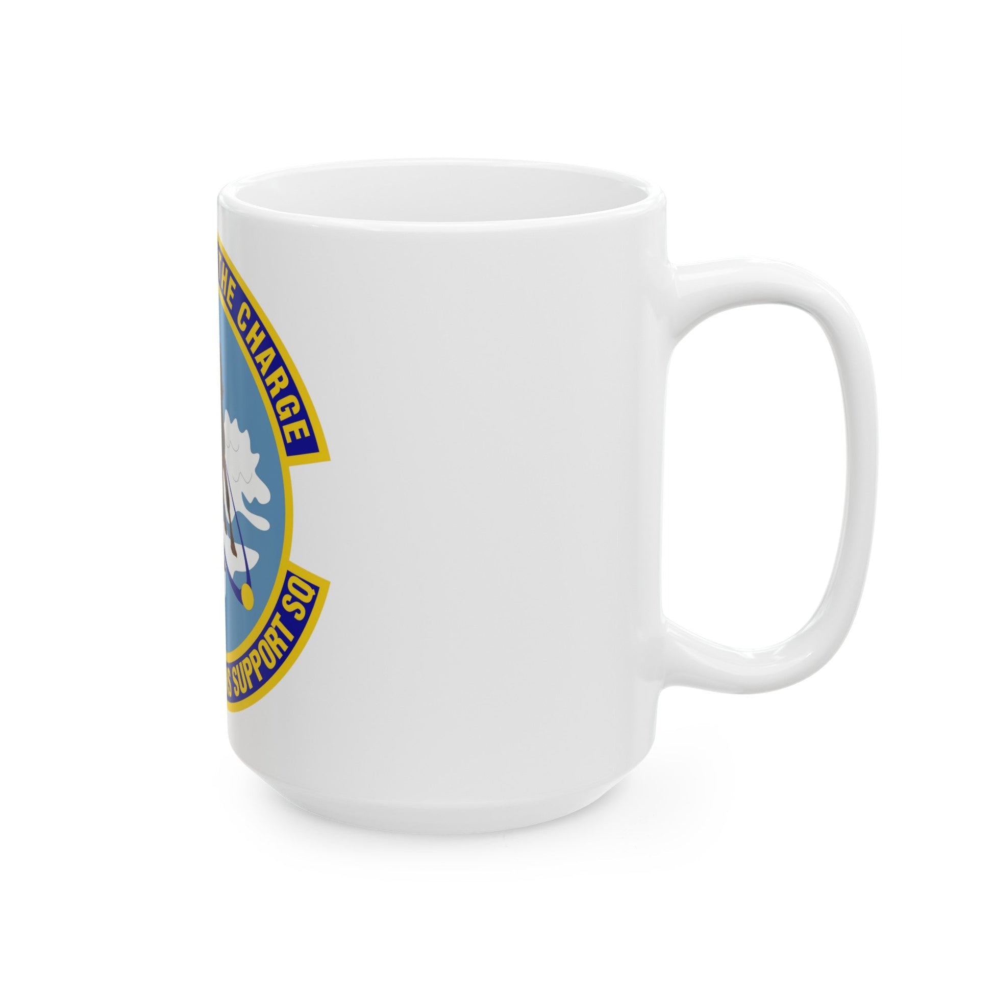 332d Expeditionary Operations Support Squadron (U.S. Air Force) White Coffee Mug-The Sticker Space