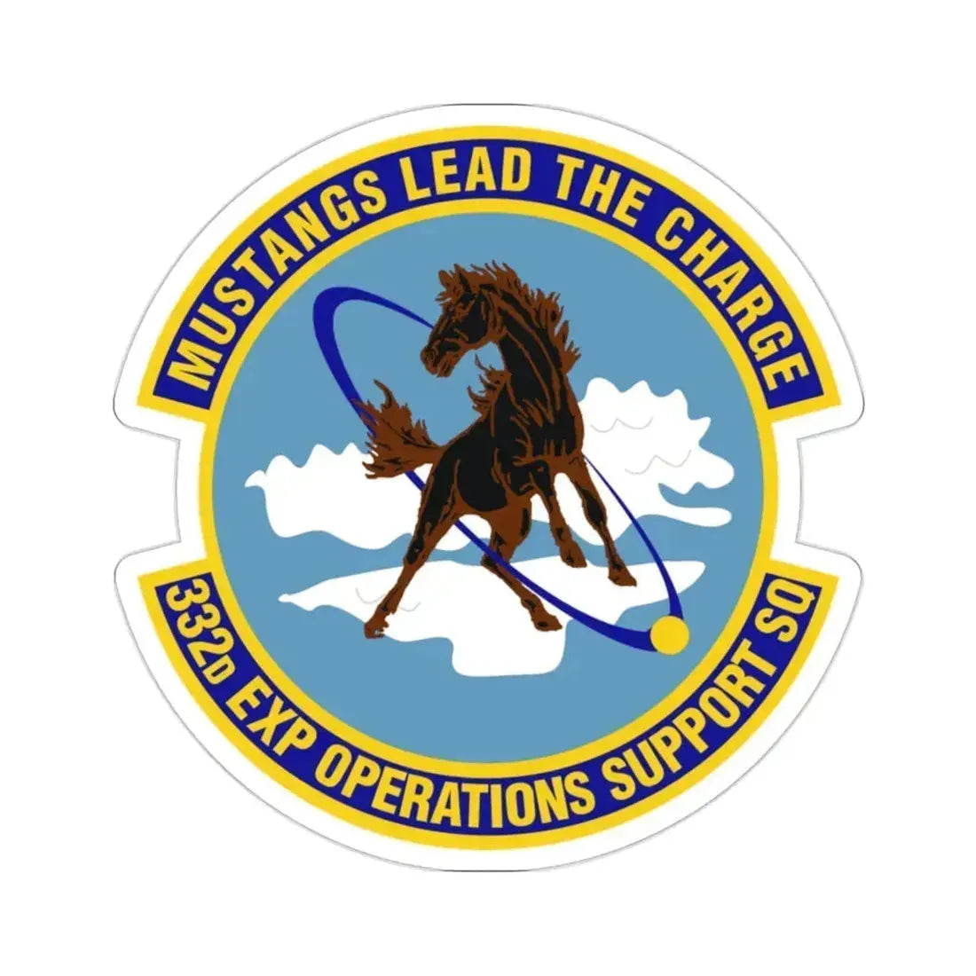 332d Expeditionary Operations Support Squadron (U.S. Air Force) STICKER Vinyl Die-Cut Decal 2 Inch - The Sticker Space