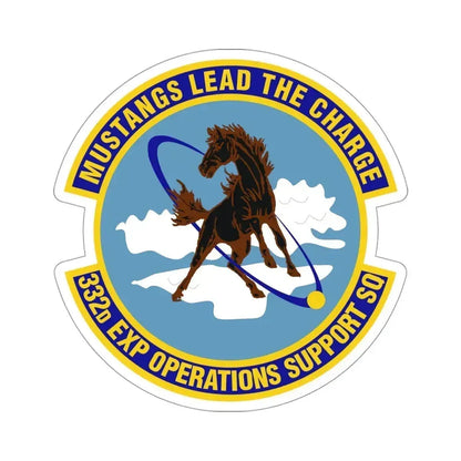332d Expeditionary Operations Support Squadron (U.S. Air Force) STICKER Vinyl Die-Cut Decal 4 Inch - The Sticker Space