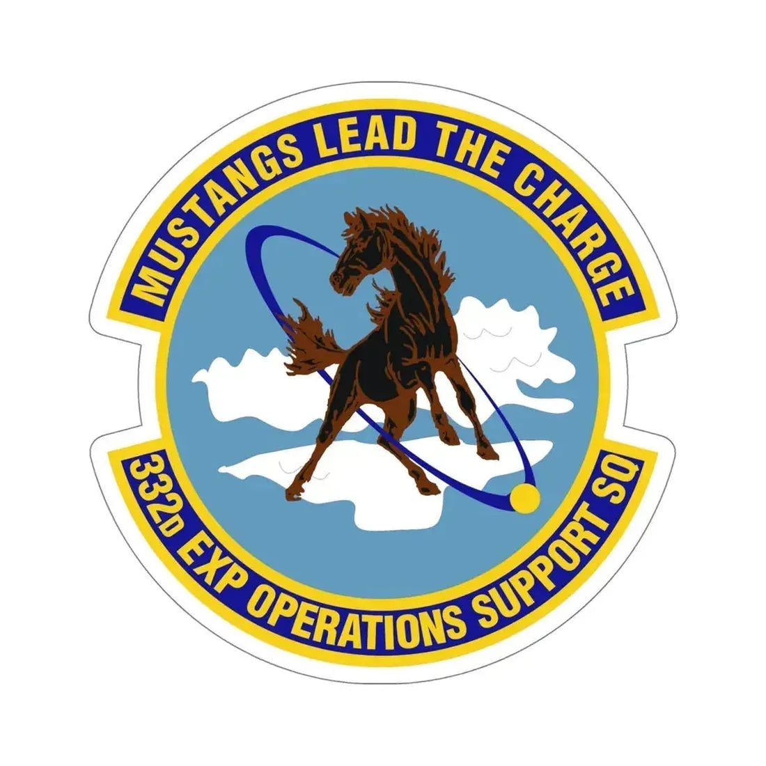 332d Expeditionary Operations Support Squadron (U.S. Air Force) STICKER Vinyl Die-Cut Decal 6 Inch - The Sticker Space