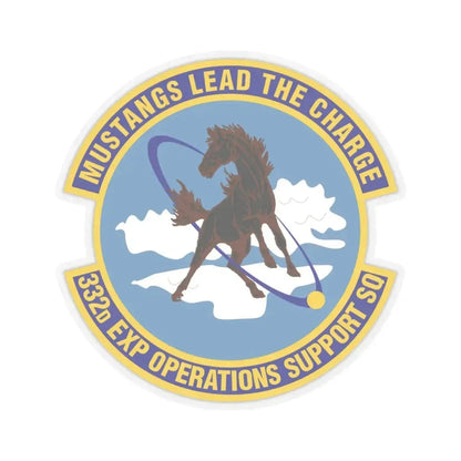 332d Expeditionary Operations Support Squadron (U.S. Air Force) STICKER Vinyl Kiss-Cut Decal 4 Inch Transparent - The Sticker Space
