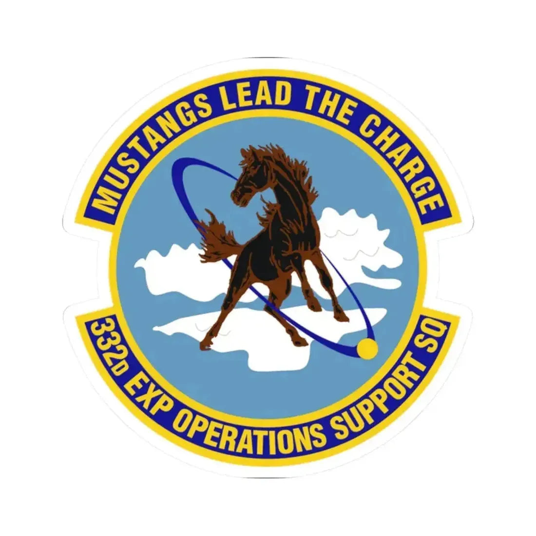 332d Expeditionary Operations Support Squadron (U.S. Air Force) STICKER Vinyl Kiss-Cut Decal - The Sticker Space
