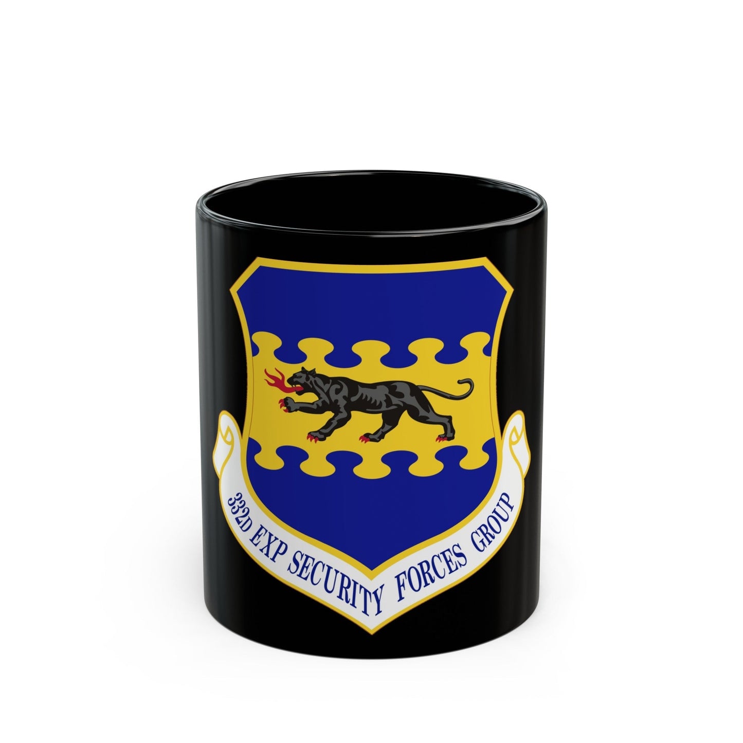 332d Expeditionary Security Forces Group (U.S. Air Force) Black Coffee Mug-11oz-The Sticker Space