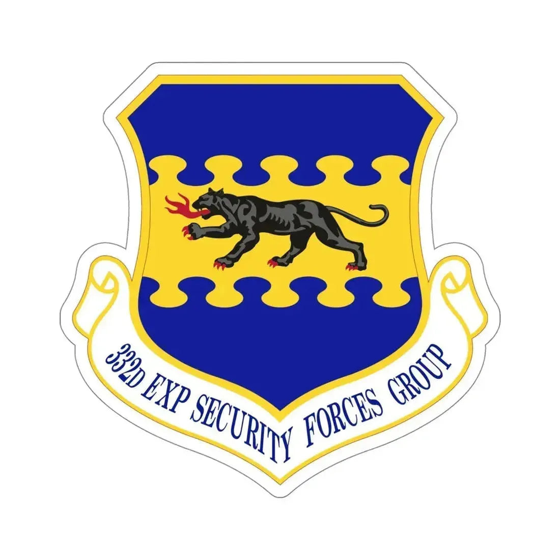 332d Expeditionary Security Forces Group (U.S. Air Force) STICKER Vinyl Die-Cut Decal 5 Inch - The Sticker Space