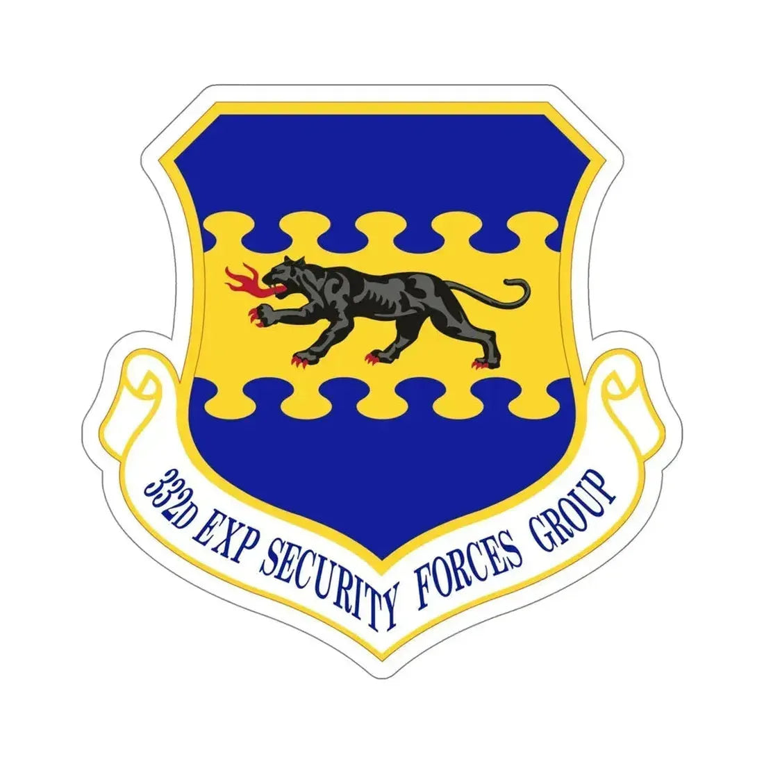 332d Expeditionary Security Forces Group (U.S. Air Force) STICKER Vinyl Die-Cut Decal 6 Inch - The Sticker Space