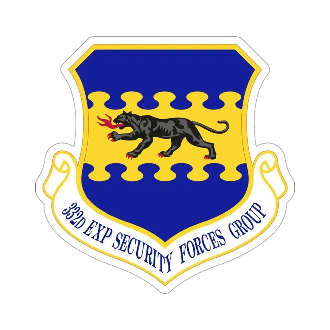 332d Expeditionary Security Forces Group (U.S. Air Force) STICKER Vinyl Die-Cut Decal - The Sticker Space