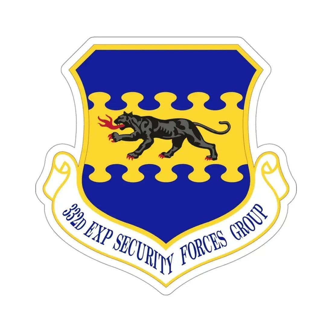 332d Expeditionary Security Forces Group (U.S. Air Force) STICKER Vinyl Die-Cut Decal - The Sticker Space