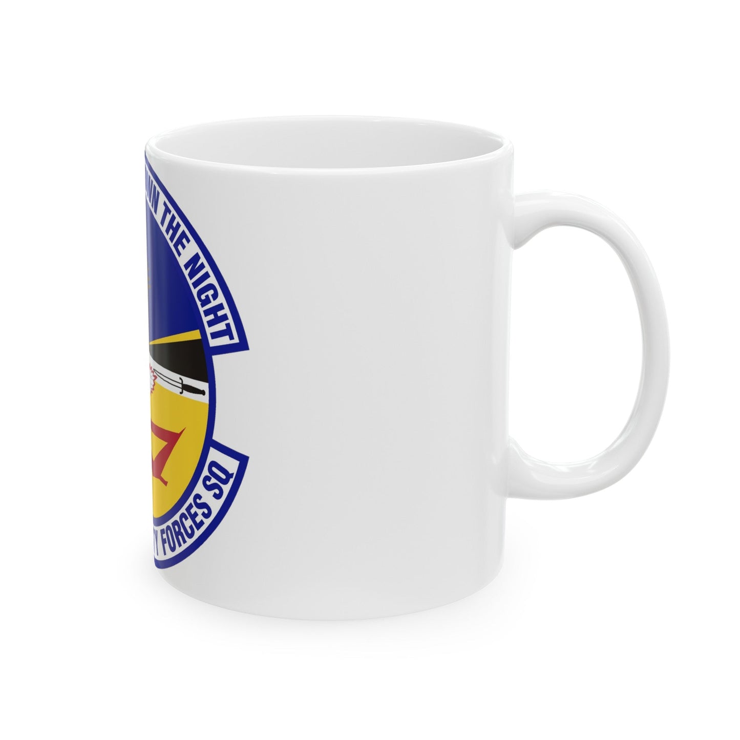 332d Expeditionary Security Forces Squadron (U.S. Air Force) White Coffee Mug-The Sticker Space