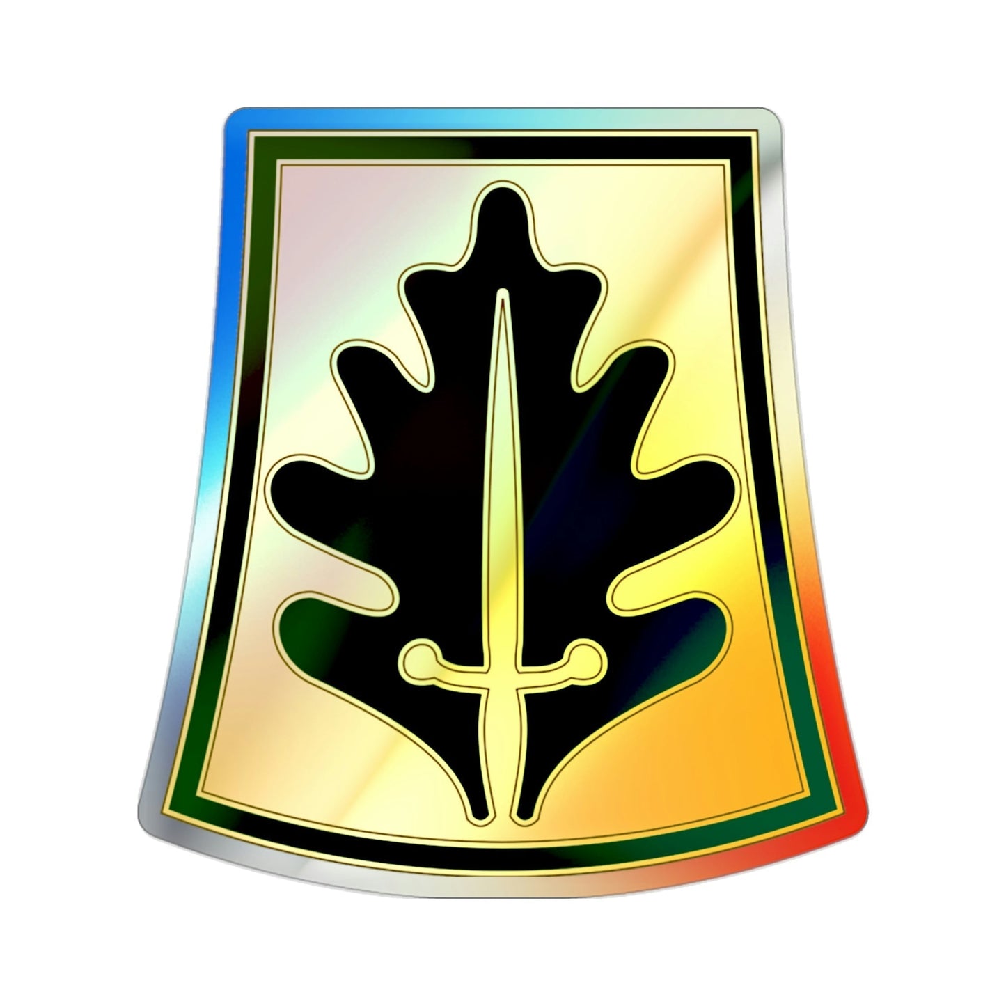 333 Military Police Brigade (U.S. Army) Holographic STICKER Die-Cut Vinyl Decal-2 Inch-The Sticker Space