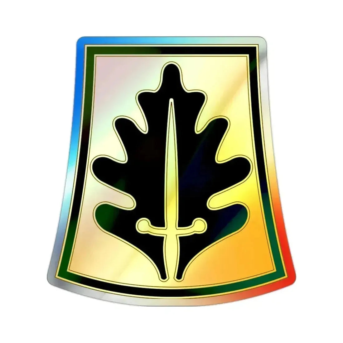 333 Military Police Brigade (U.S. Army) Holographic STICKER Die-Cut Vinyl Decal 2 Inch Holographic - The Sticker Space
