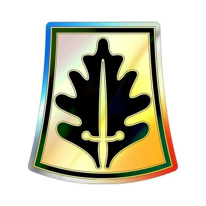 333 Military Police Brigade (U.S. Army) Holographic STICKER Die-Cut Vinyl Decal 3 Inch Holographic - The Sticker Space