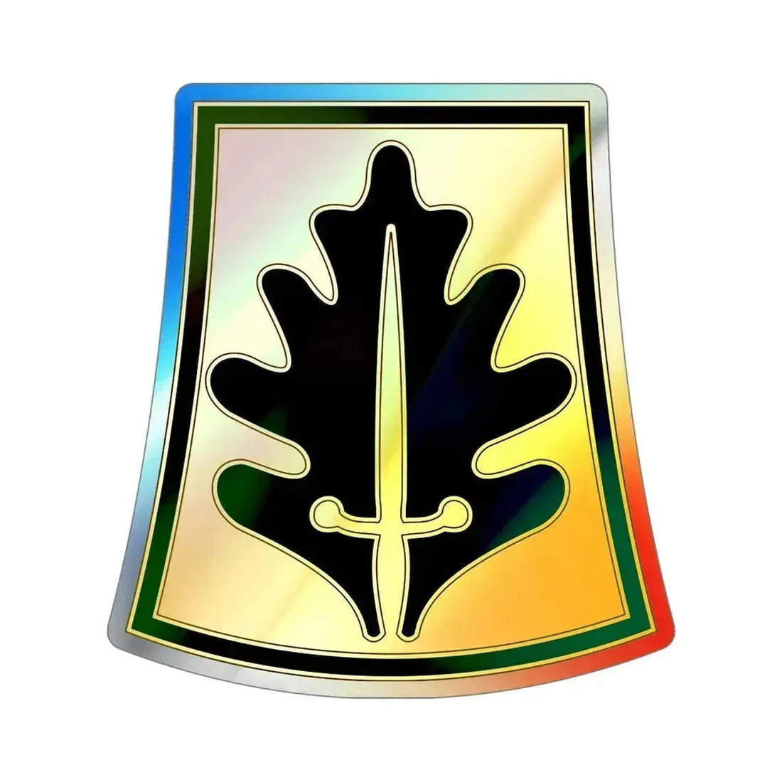 333 Military Police Brigade (U.S. Army) Holographic STICKER Die-Cut Vinyl Decal 6 Inch Holographic - The Sticker Space
