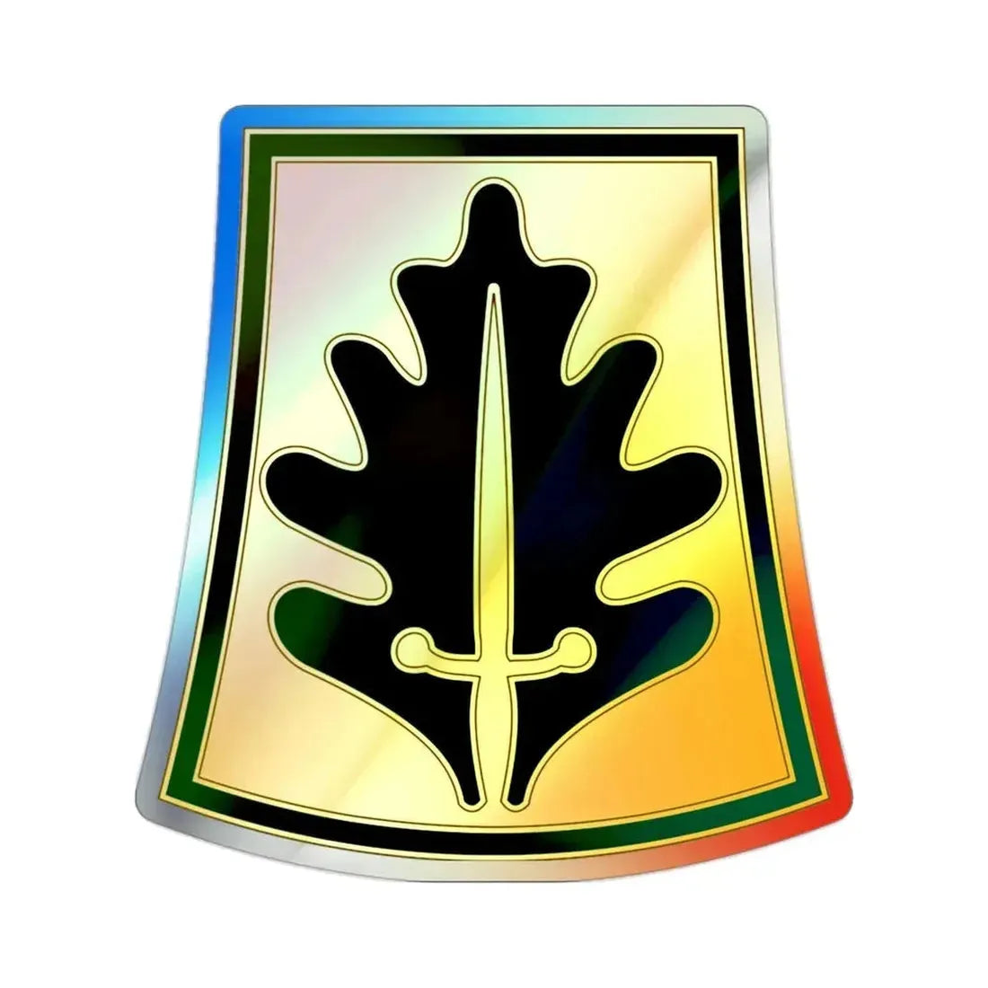 333 Military Police Brigade (U.S. Army) Holographic STICKER Die-Cut Vinyl Decal - The Sticker Space
