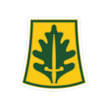 333 Military Police Brigade (U.S. Army) REVERSE PRINT Transparent Die-Cut STICKER 2 Inch Die-Cut Transparent - The Sticker Space