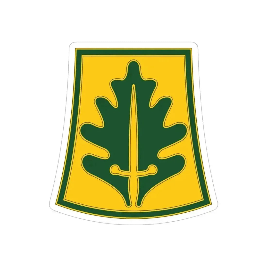 333 Military Police Brigade (U.S. Army) REVERSE PRINT Transparent Die-Cut STICKER 6 Inch Die-Cut Transparent - The Sticker Space