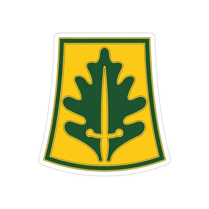 333 Military Police Brigade (U.S. Army) REVERSE PRINT Transparent Die-Cut STICKER 6 Inch Die-Cut Transparent - The Sticker Space