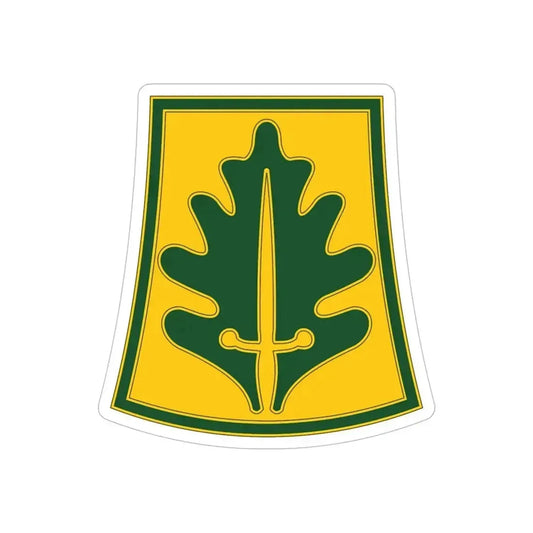 333 Military Police Brigade (U.S. Army) REVERSE PRINT Transparent Die-Cut STICKER 6 Inch Die-Cut Transparent - The Sticker Space