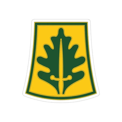 333 Military Police Brigade (U.S. Army) REVERSE PRINT Transparent Die-Cut STICKER - The Sticker Space