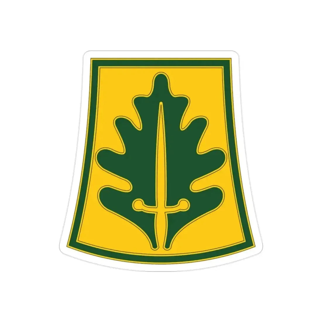 333 Military Police Brigade (U.S. Army) REVERSE PRINT Transparent Die-Cut STICKER - The Sticker Space