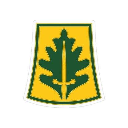 333 Military Police Brigade (U.S. Army) REVERSE PRINT Transparent Die-Cut STICKER - The Sticker Space