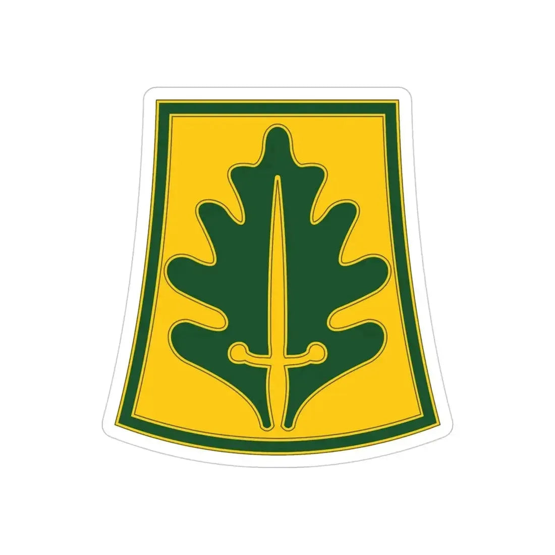 333 Military Police Brigade (U.S. Army) REVERSE PRINT Transparent Die-Cut STICKER - The Sticker Space