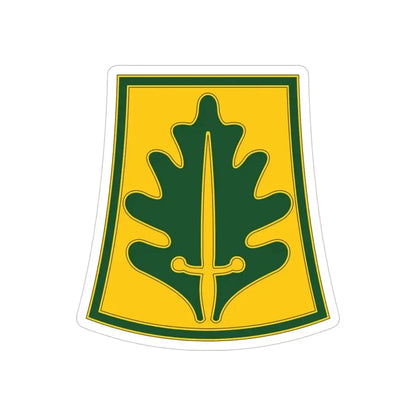 333 Military Police Brigade (U.S. Army) REVERSE PRINT Transparent Die-Cut STICKER - The Sticker Space