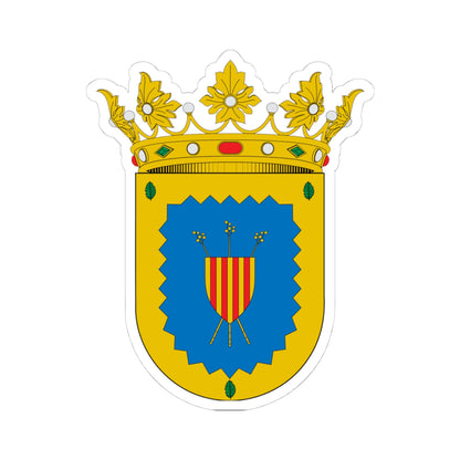 Escudo de Luesma (Spain) (Coat of Arms) STICKER Vinyl Kiss-Cut Decal