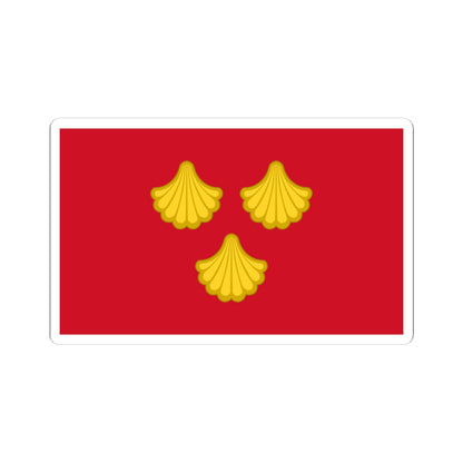 St James Church Quedgeley flag (England) STICKER Vinyl Kiss-Cut Decal