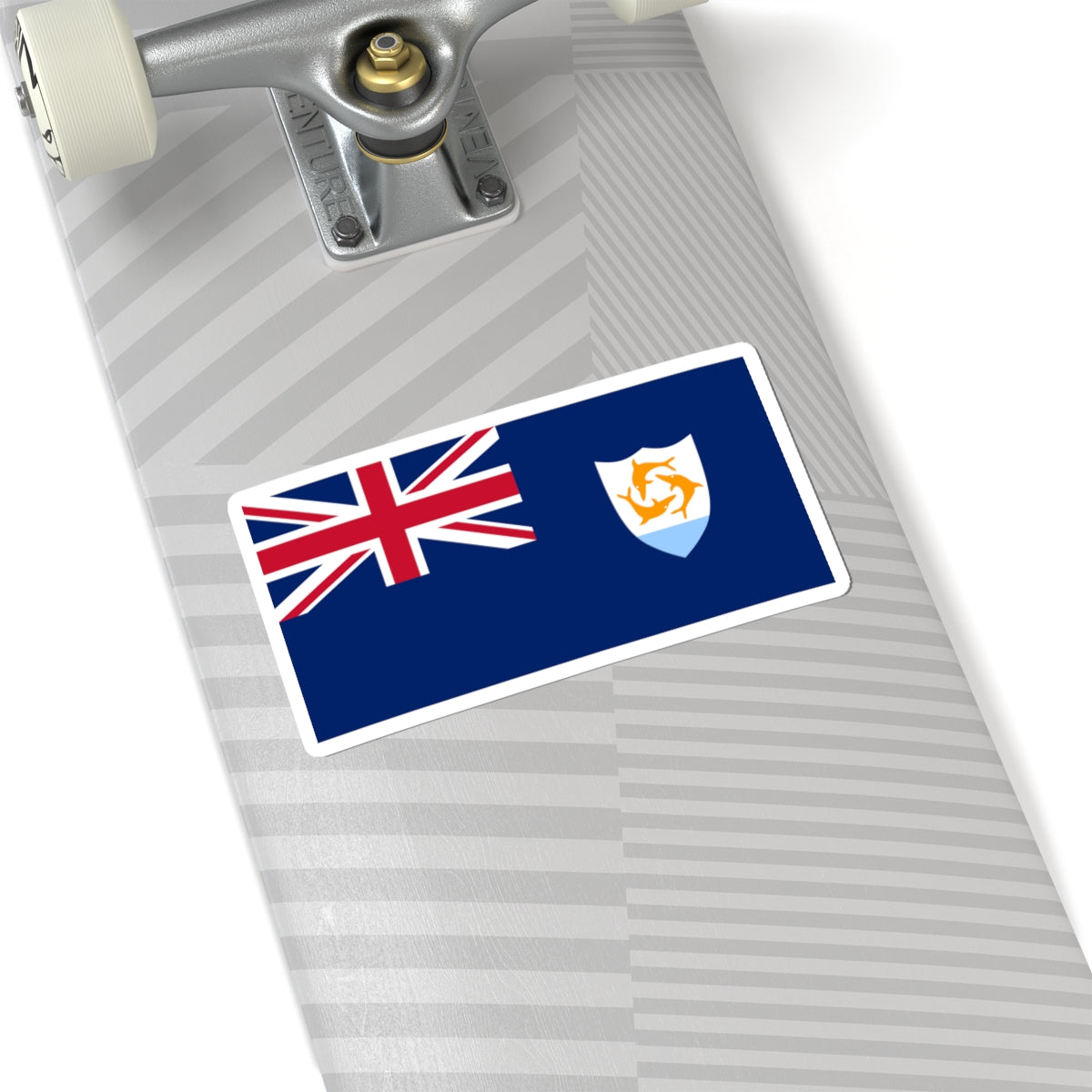 Flag of Anguilla (United Kingdom) STICKER Vinyl Kiss-Cut Decal