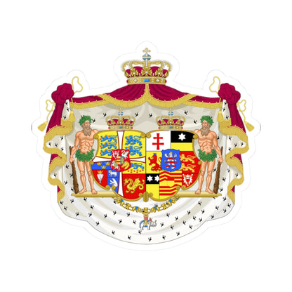 Armoiries Louise de Hesse-Cassel (Denmark) (Coat of Arms) STICKER Vinyl Kiss-Cut Decal