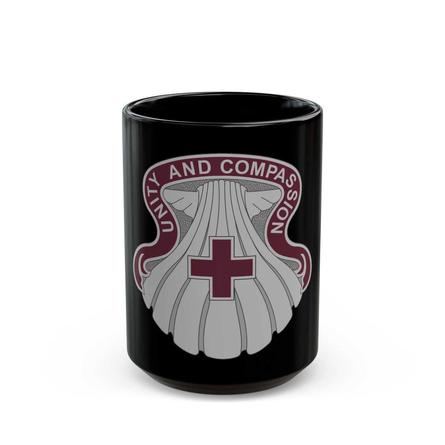 334 Medical Group (U.S. Army) Black Coffee Mug-15oz-The Sticker Space