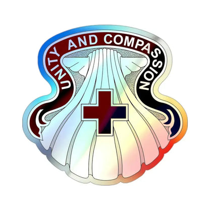 334 Medical Group (U.S. Army) Holographic STICKER Die-Cut Vinyl Decal 2 Inch Holographic - The Sticker Space