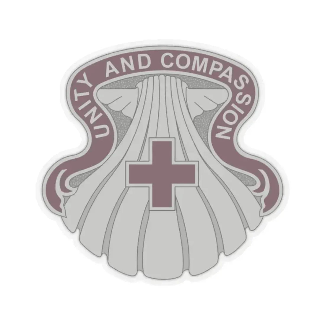 334 Medical Group (U.S. Army) STICKER Vinyl Kiss-Cut Decal 2 Inch Transparent - The Sticker Space