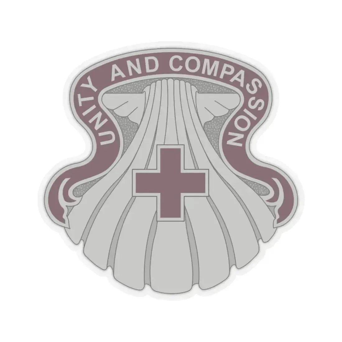 334 Medical Group (U.S. Army) STICKER Vinyl Kiss-Cut Decal 3 Inch Transparent - The Sticker Space